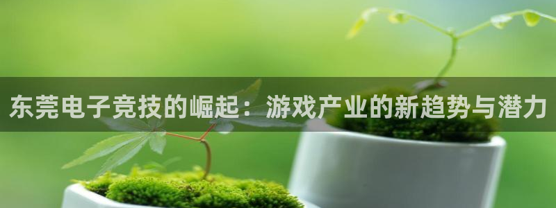 小艾电竞注册：东莞电子竞技的崛起：游戏产业的新趋势与潜力