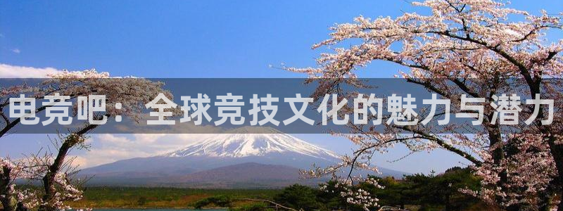 小艾电竞竞猜官网：电竞吧：全球竞技文化的魅力与潜力